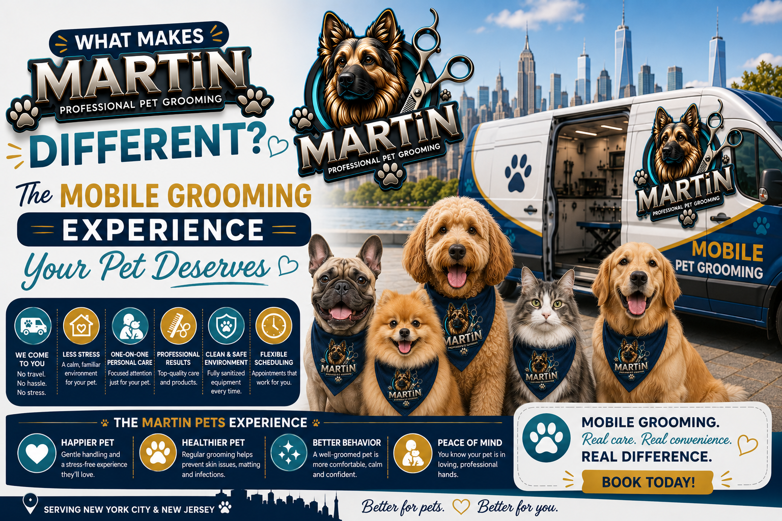 What Makes Martin Professional Pet Grooming Different