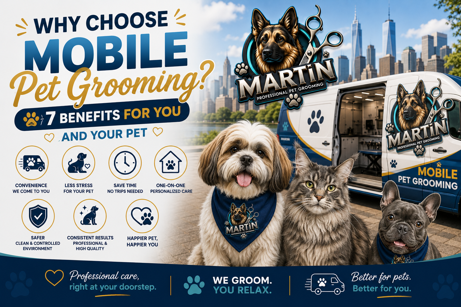 Why Choose Mobile Pet Grooming